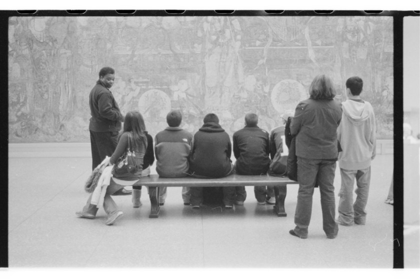 Randy Williams (left), a teacher and artist, giving a tour in this picture at the Metropolitan Museum of Art. I studied with him a while back from 2002-2004. He is a hero of mine. 
