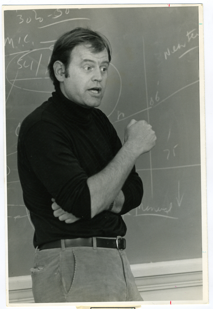 I recently found and scanned this image of my Dad teaching. The photographer is unknown. 