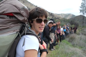 One of the faculty instructors, Christ, along with the group.