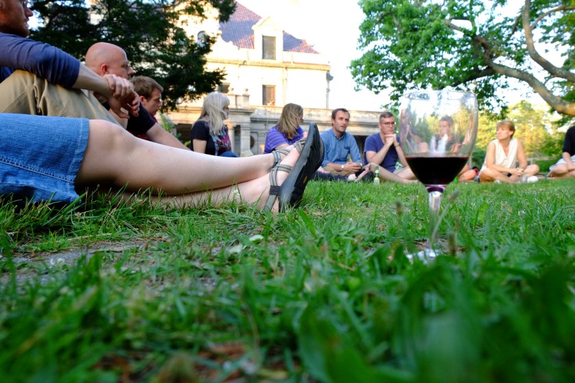 Orientation with wine